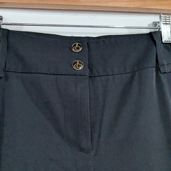Cambio Cropped Pants with Zippers Black Size 8 - Picture 2 of 7